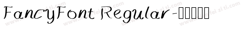 FancyFont Regular字体转换